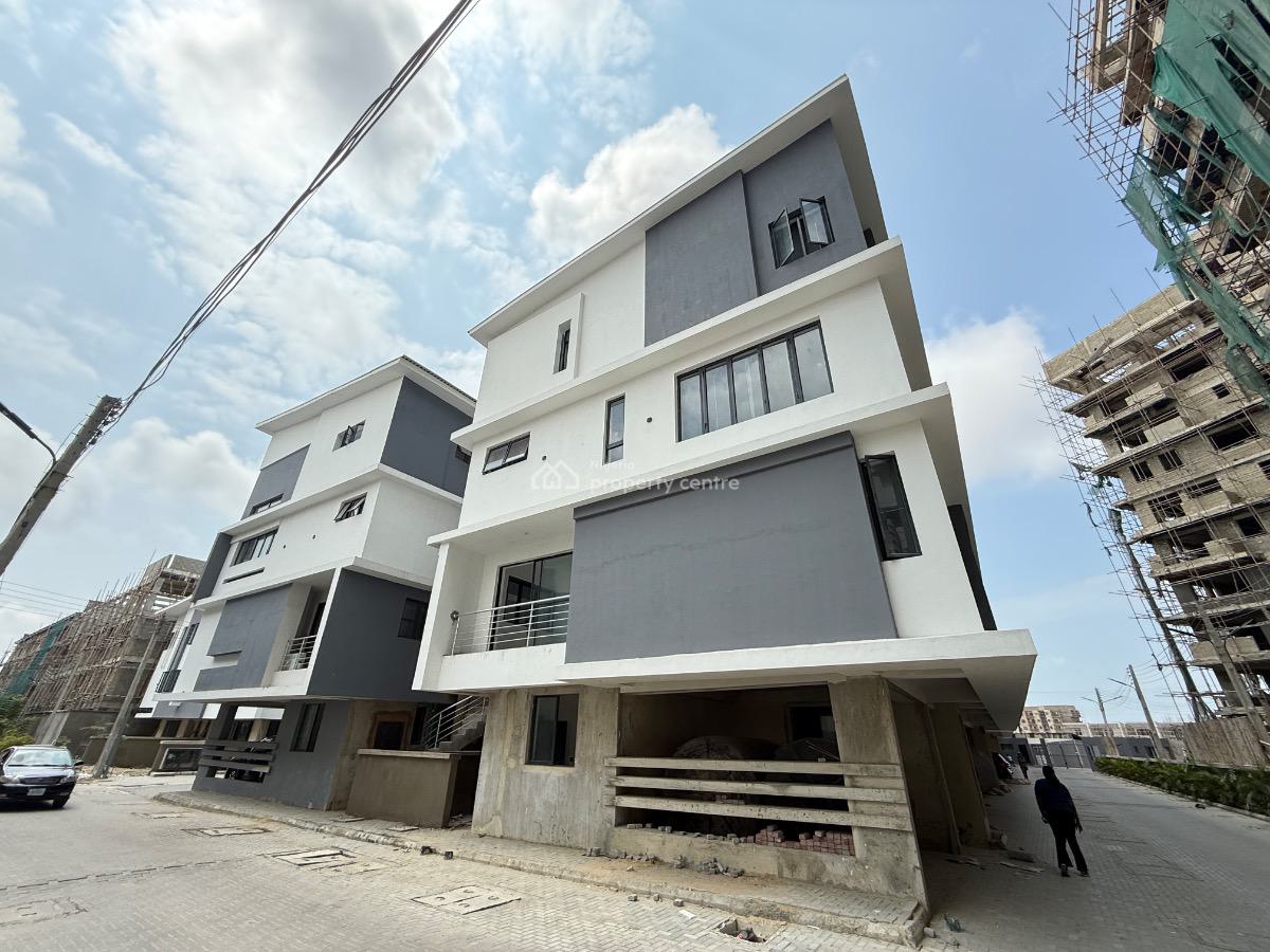 Brand New Four Bedroom Terrace with a Bq, Lekki Phase 1, Lekki, Lagos, Terraced Duplex for Sale