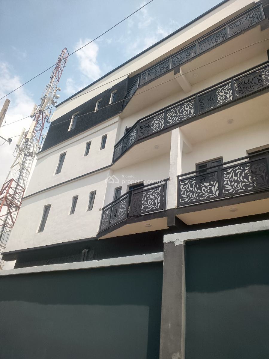 Newly Spacious 3 Bedroom Flat+bq (upstairs), Oke Ira, Ogba, Ikeja, Lagos, Flat / Apartment for Sale