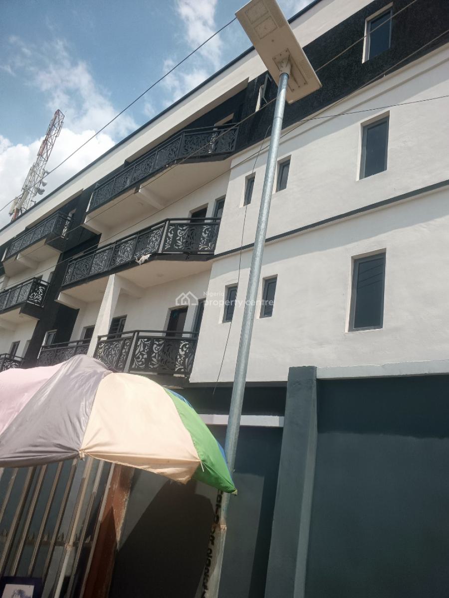 Newly Spacious 3 Bedroom Flat+bq (upstairs), Oke Ira, Ogba, Ikeja, Lagos, Flat / Apartment for Sale