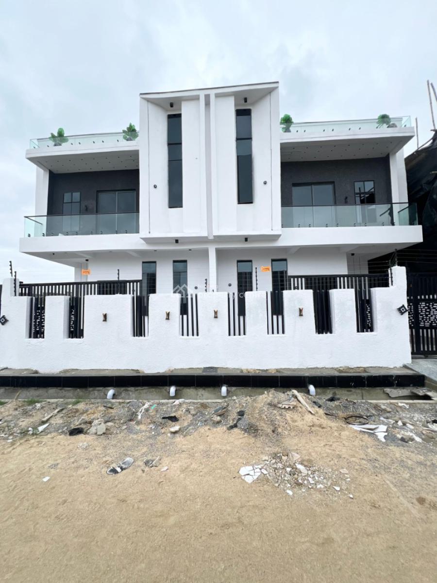 New 4 Bedrooms Duplex with Bq, Ajah, Lagos, Semi-detached Duplex for Sale