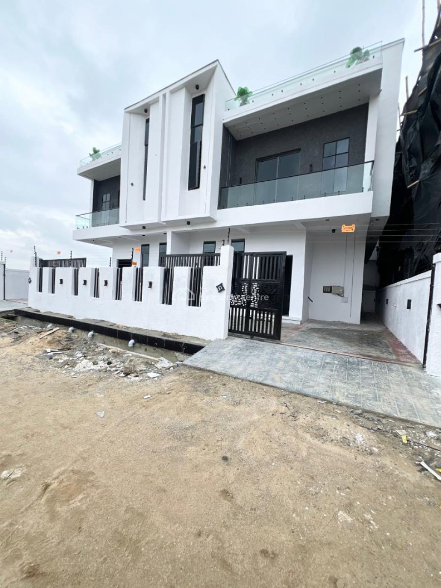 New 4 Bedrooms Duplex with Bq, Ajah, Lagos, Semi-detached Duplex for Sale