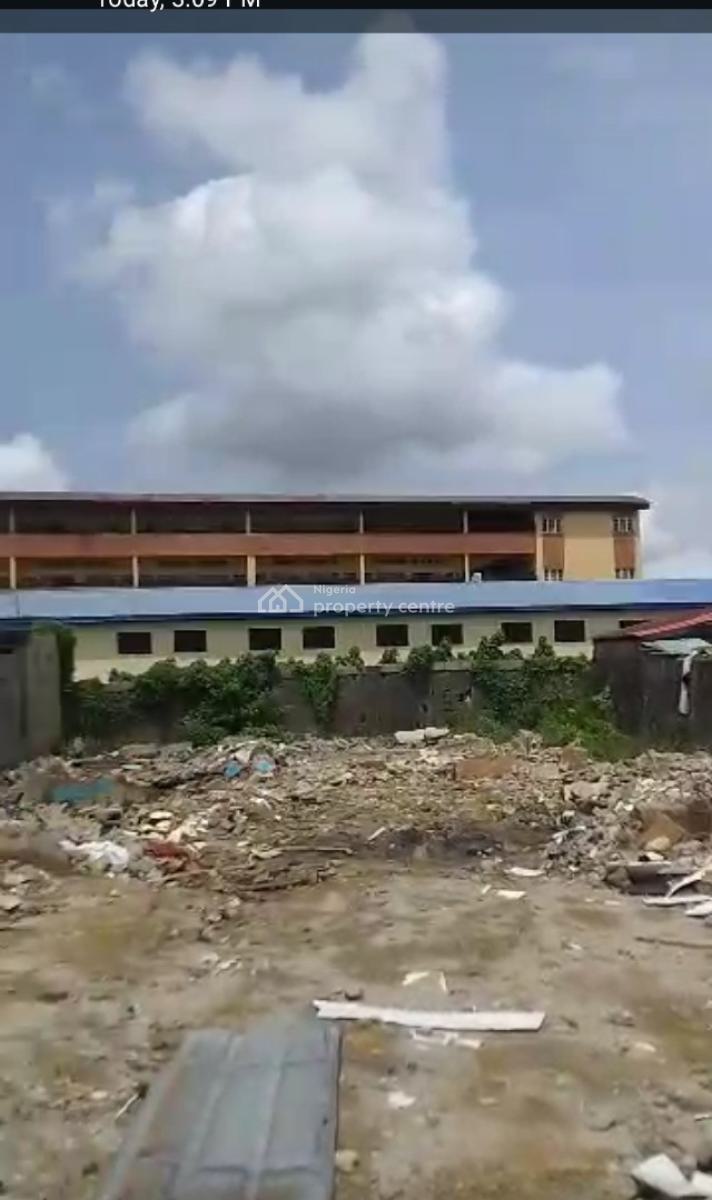 Quick ️️  a Full Standard Plot Measuring 550sqm with Deed of Assignment, Owaya, Yaba, Lagos, Land for Sale