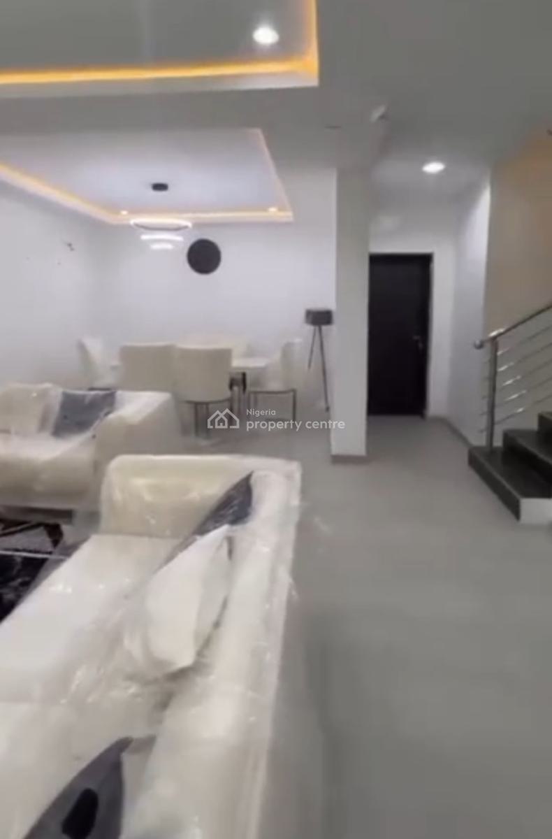 Furnished 4 Bedroom Terrace Duplex with Bq, Tarred Rd, By 2k Supermarket, Kado, Abuja, Terraced Duplex for Rent