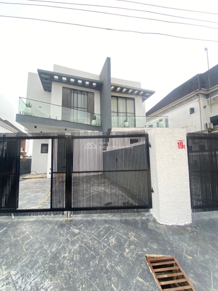 Spacious 4 Bedroom Semidetached Duplex with Bq, Chevron, Lekki, Lagos, Semi-detached Duplex for Rent
