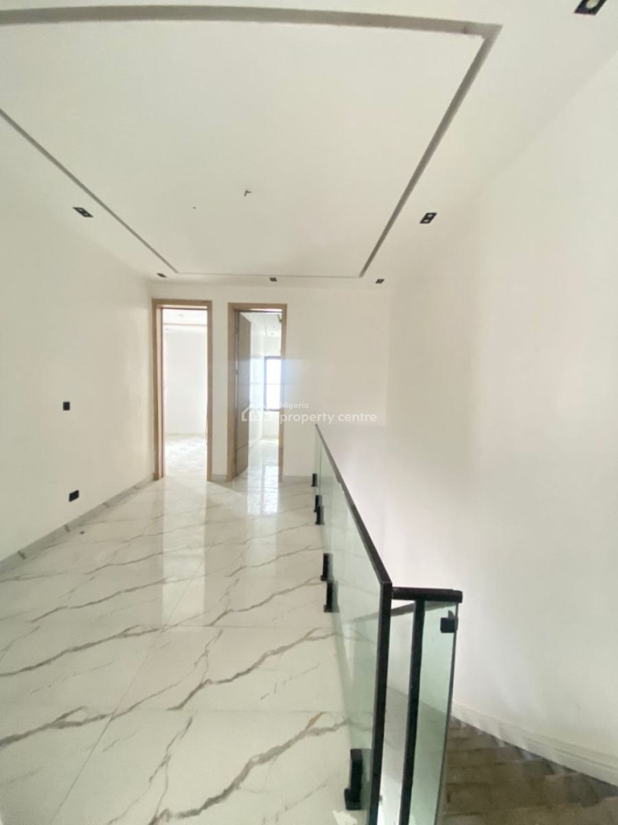 Spacious 4 Bedroom Semidetached Duplex with Bq, Chevron, Lekki, Lagos, Semi-detached Duplex for Rent