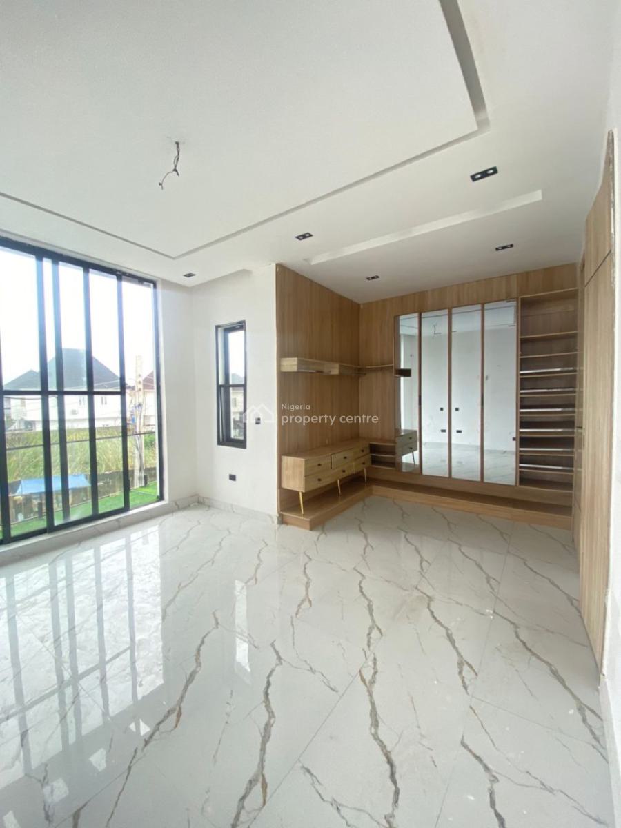 Spacious 4 Bedroom Semidetached Duplex with Bq, Chevron, Lekki, Lagos, Semi-detached Duplex for Rent