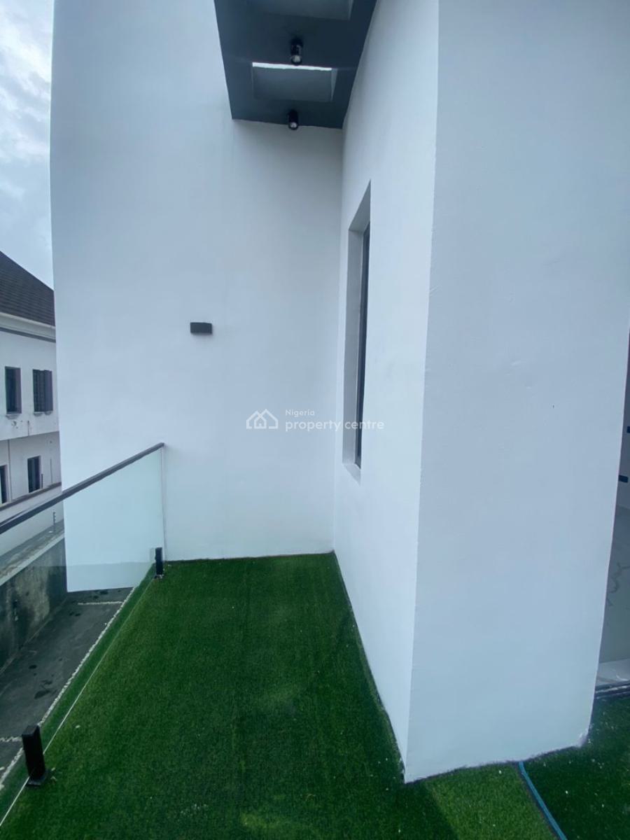 Spacious 4 Bedroom Semidetached Duplex with Bq, Chevron, Lekki, Lagos, Semi-detached Duplex for Rent