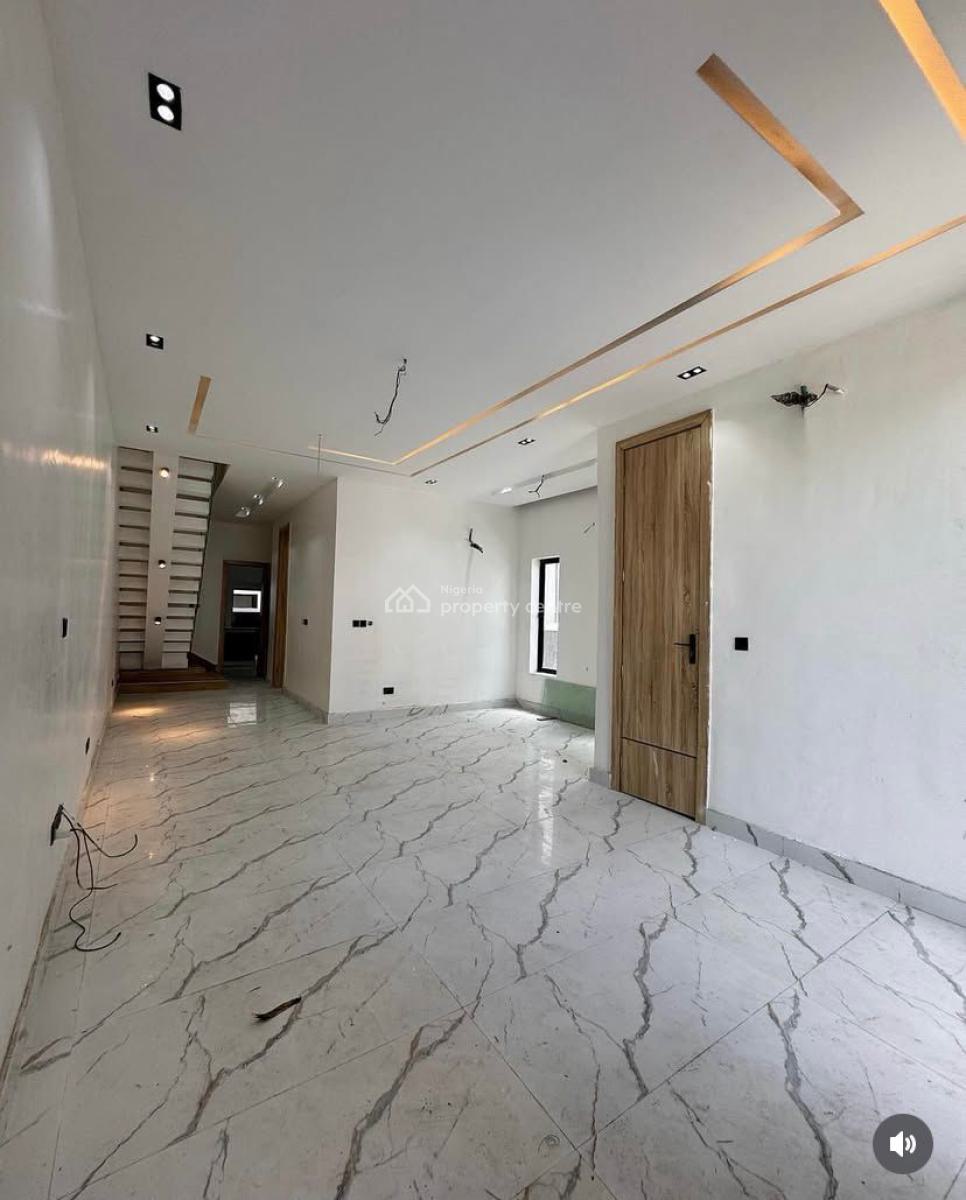 Spacious 4 Bedroom Semidetached Duplex with Bq, Chevron, Lekki, Lagos, Semi-detached Duplex for Rent