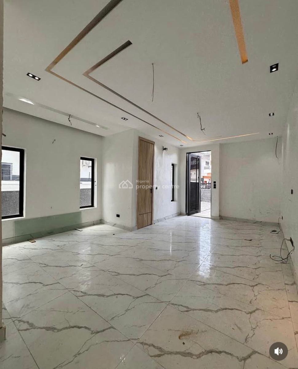 Spacious 4 Bedroom Semidetached Duplex with Bq, Chevron, Lekki, Lagos, Semi-detached Duplex for Rent