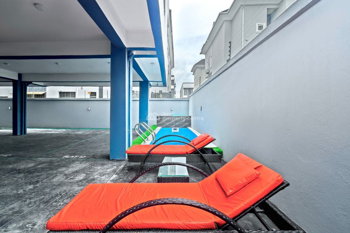 Our Beautiful 2 Bedroom City View Apartment with a Ps5, Swimming Pool,, Illasan, Ikate, Lekki, Lagos, Flat / Apartment Short Let