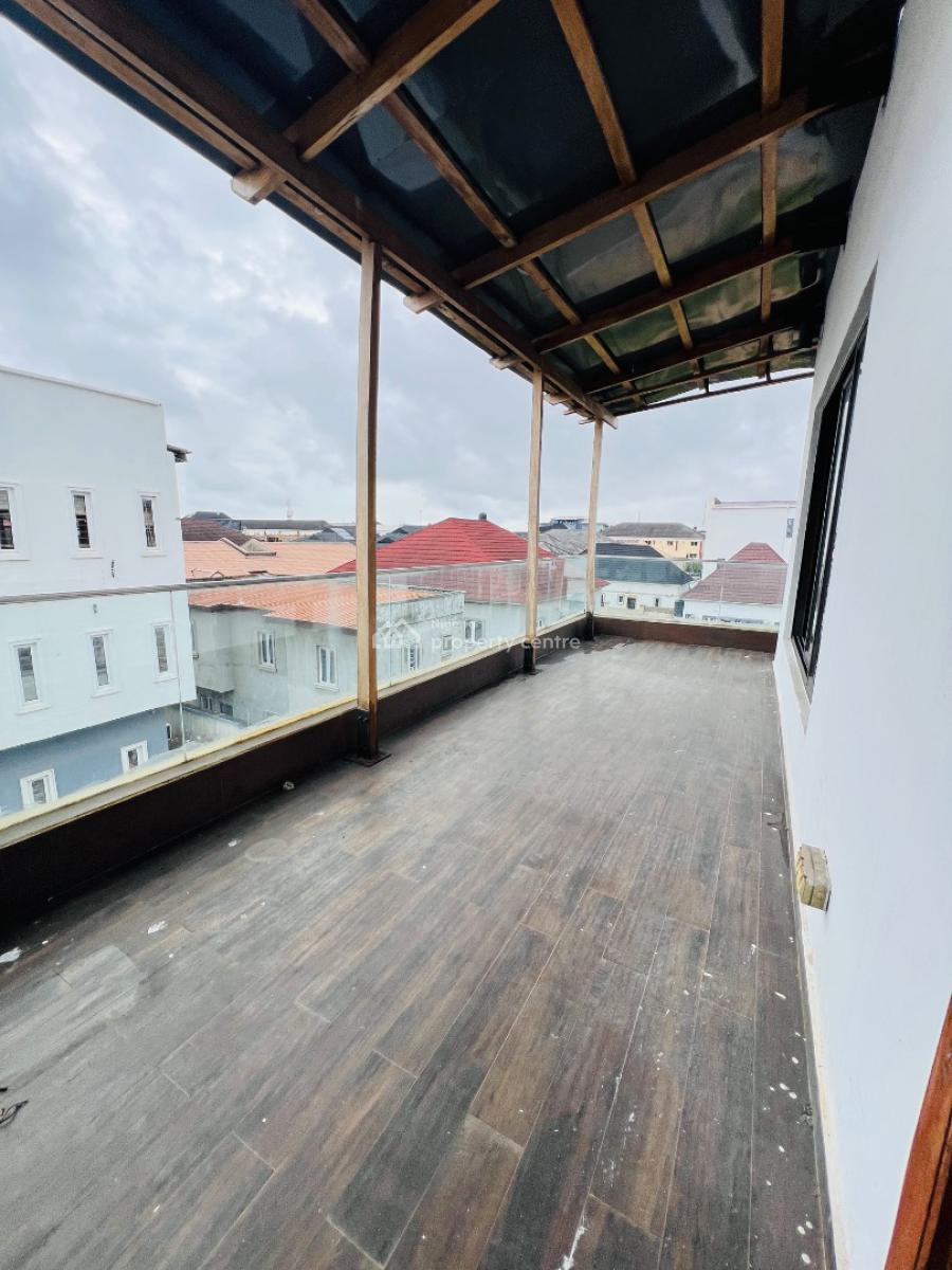Spacious 5 Bedroom Semi-detached House with Bq and Study, Agungi, Lekki, Lagos, Semi-detached Duplex for Rent