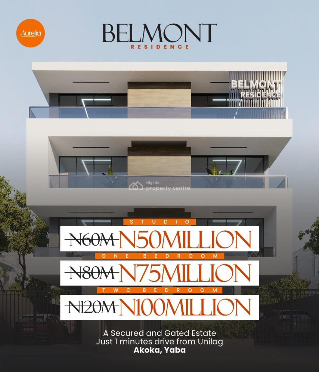 Luxury 1 Bedroom Apartment with Amenities, Yaba, Lagos, Flat / Apartment for Sale