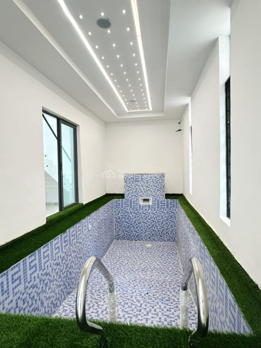 a Breathtaking of 6 Bedroom Fully-detached Duplex  with Pool & Bq., Close Proximity to Atlantic Mall,  Chevron Drive, Chevron, Lekki, Lagos, Detached Duplex for Sale