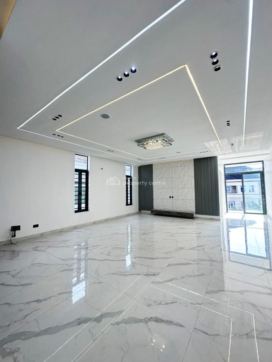 a Breathtaking of 6 Bedroom Fully-detached Duplex  with Pool & Bq., Close Proximity to Atlantic Mall,  Chevron Drive, Chevron, Lekki, Lagos, Detached Duplex for Sale