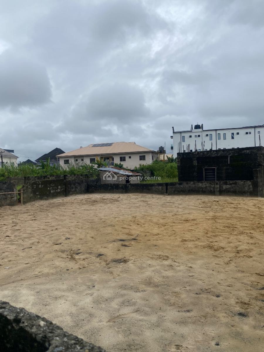 Fenced Sandfilled  420sqm of Land, Theraness Estate, Sangotedo, Ajah, Lagos, Residential Land for Sale