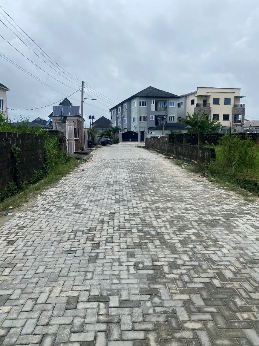 Fenced Sandfilled  420sqm of Land, Theraness Estate, Sangotedo, Ajah, Lagos, Residential Land for Sale