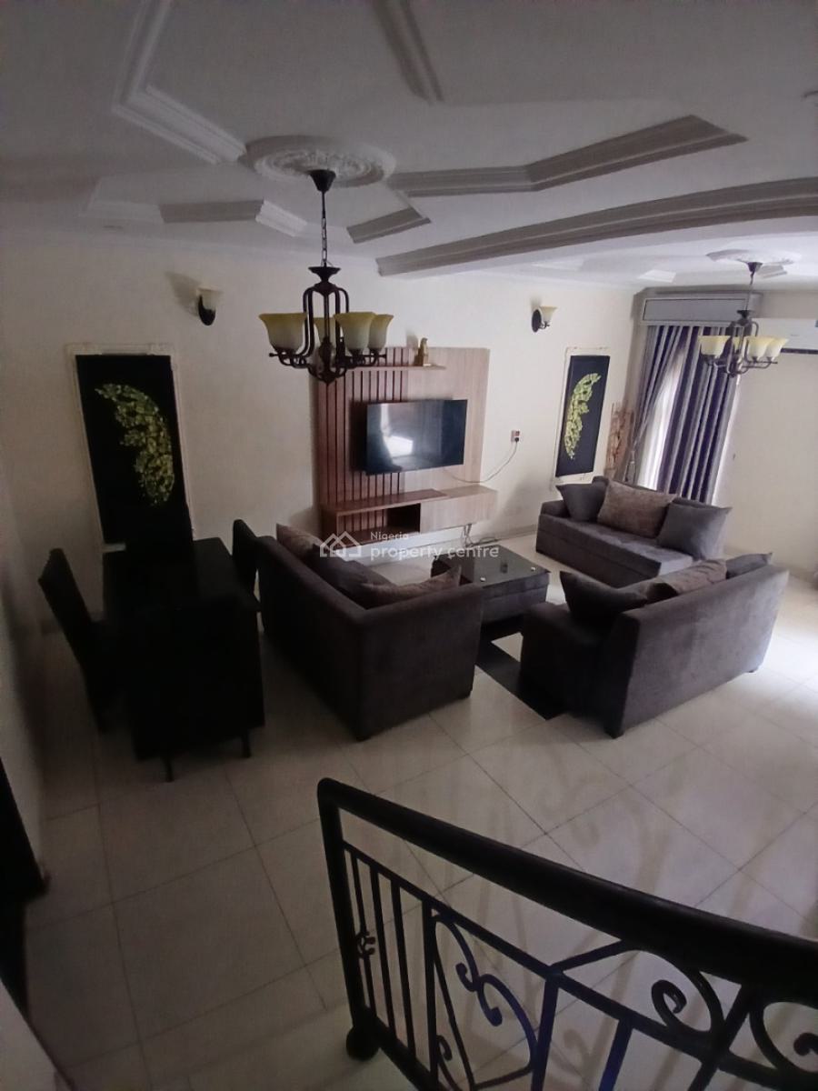 Fully Furnished 5bedroom Terrace Duplex on 3-floors, Gated and Secured Estate at Agungi, Lekki, Lagos, Terraced Duplex for Rent