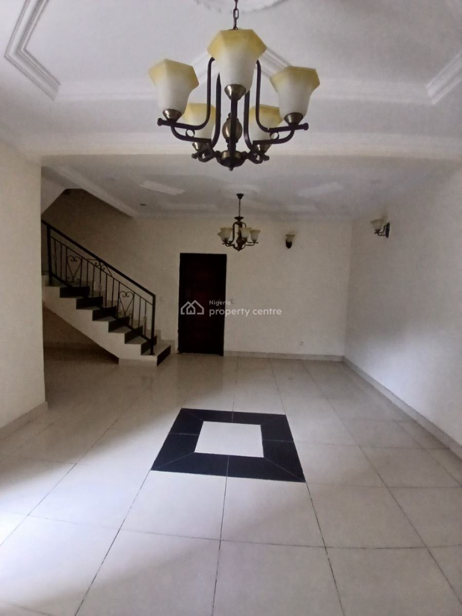 Partly Furnished 5bedroom Terrace Duplex on 3-floors, Gated and Secured Estate in Agungi, Lekki, Lagos, Terraced Duplex for Rent