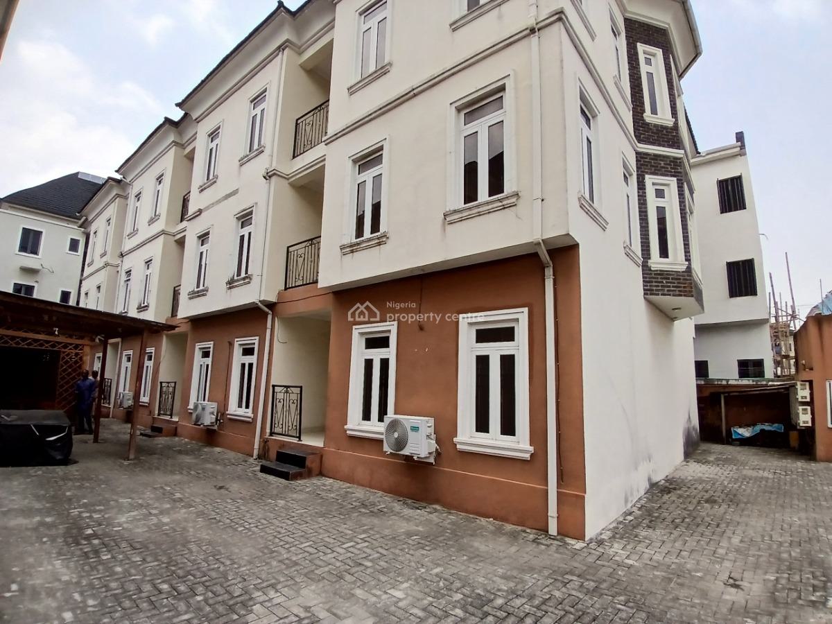 Relatively New 4 Units of 5 Bedroom Terraced Duplex on 3 Floors, Agungi, Lekki, Lagos, Terraced Duplex for Sale