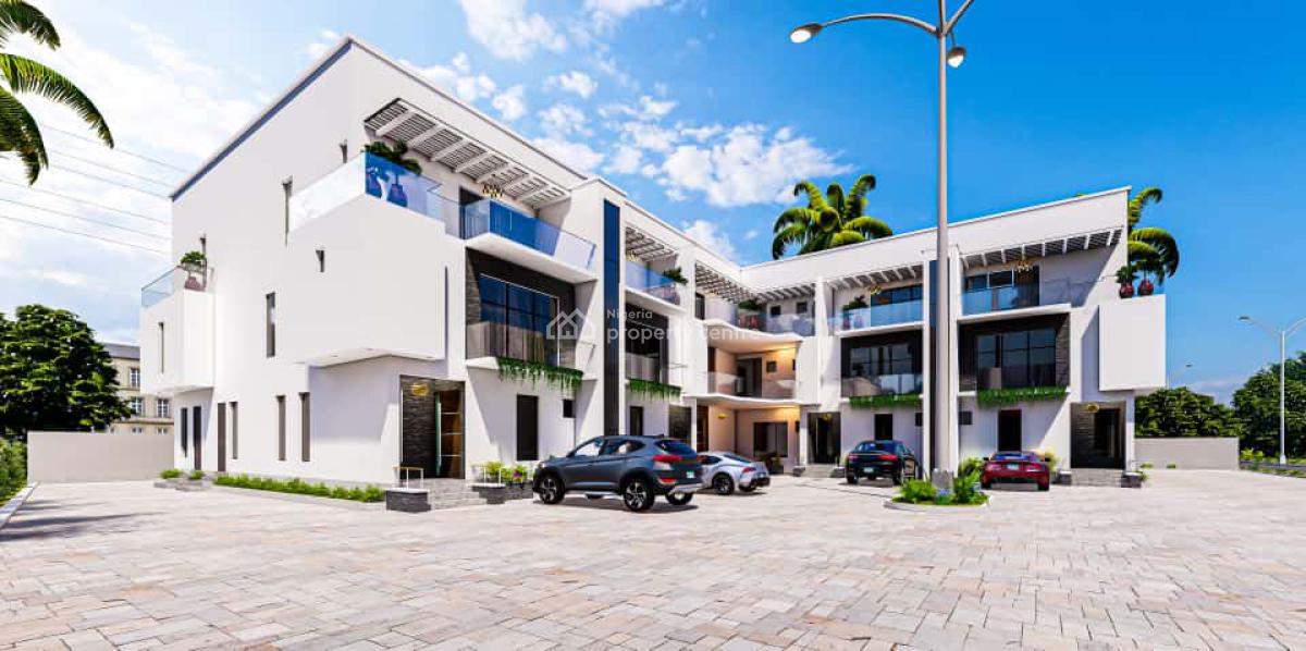 3 Bedroom Service Apartment, Opposite Stella Maris Close to Catholic Church, Life Camp, Abuja, Block of Flats for Sale