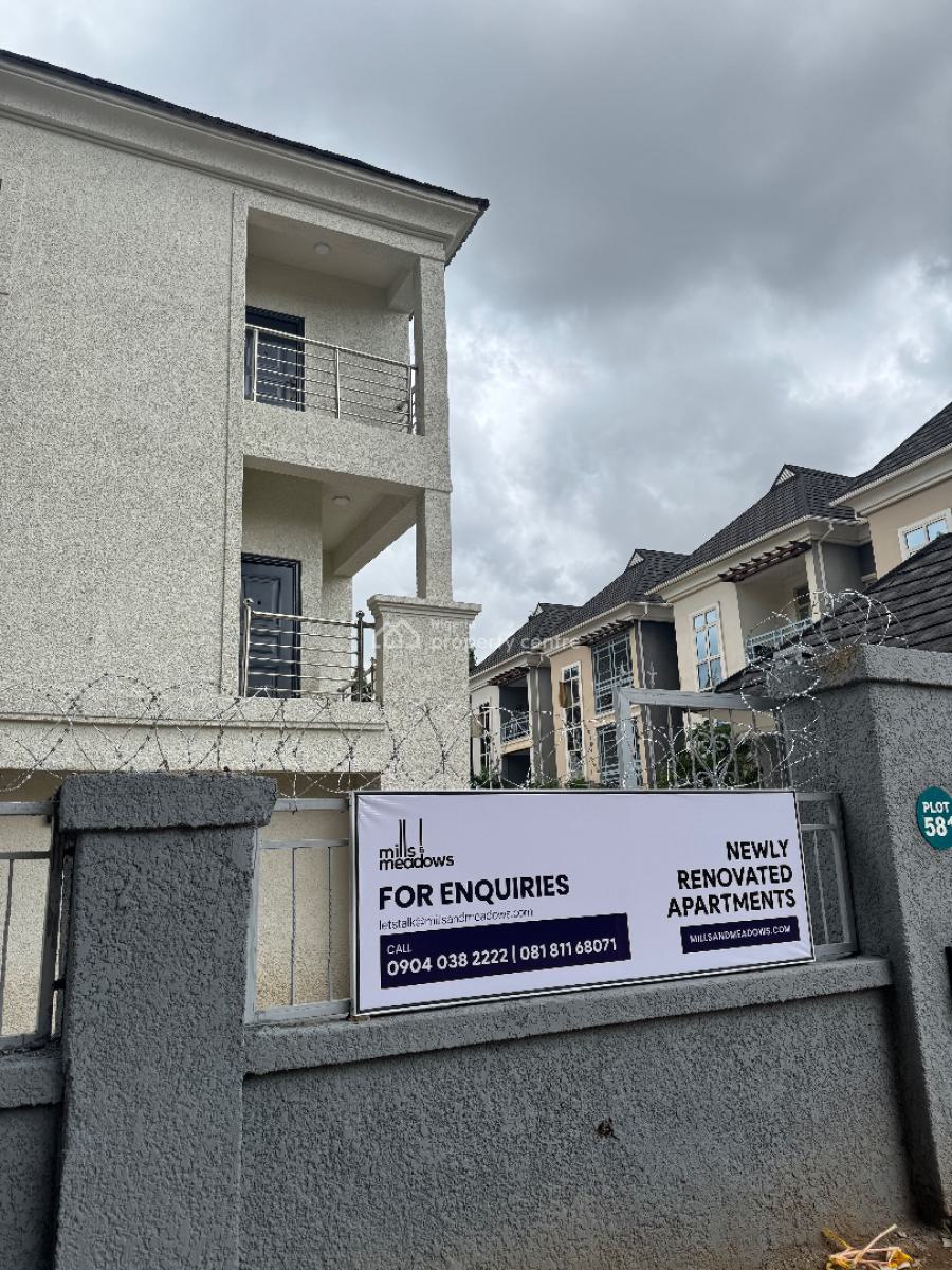 Spacious Newly Renovated 3 Bedroom Apartment in Serene Environment, David Jemibewon Crescent, Gudu, Abuja, Flat / Apartment for Rent