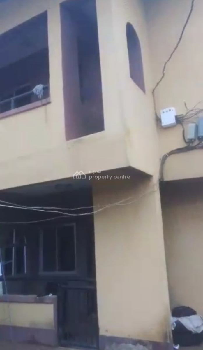 Direct Brief of 2 Wings of 9 Apartments, Aloba Street, Maiyegun Layout., Ipaja, Lagos, Block of Flats for Sale