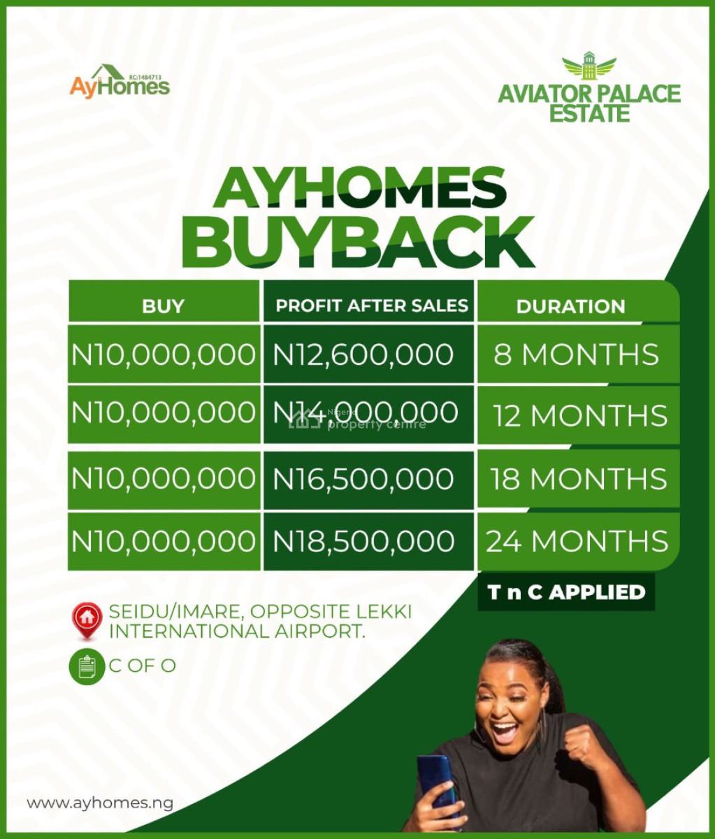 Make Your Money Work for You While You Sleep . Buy 1 Plot of Land, Lekki, Lagos, Land for Sale