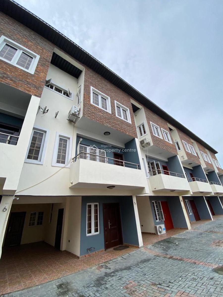 Luxury 3bedroom Terrace Duplex with Bq in a Luxury Environment, Chisco Ikate in a Luxury Neighborhood, Lekki Phase 1, Lekki, Lagos, Terraced Duplex for Rent