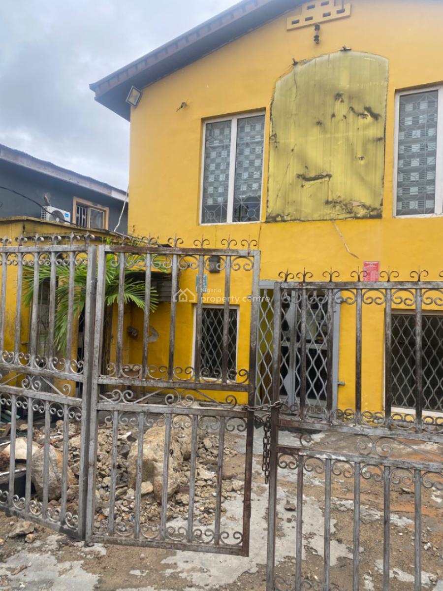 Commercial Storey Building with a Bungalow Behind, Directly on Adeniran Ogunsanya Road, Adeniran Ogunsanya, Surulere, Lagos, Plaza / Complex / Mall for Sale