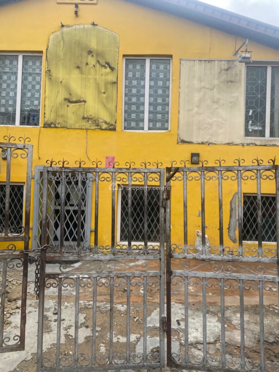 Commercial Storey Building with a Bungalow Behind, Directly on Adeniran Ogunsanya Road, Adeniran Ogunsanya, Surulere, Lagos, Plaza / Complex / Mall for Sale