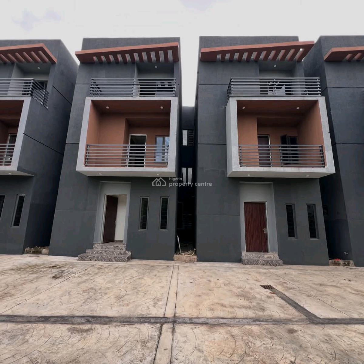 Newly Built 4 Bedroom Terrace Duplex with Bq, Jabi, Abuja, Terraced Duplex for Sale