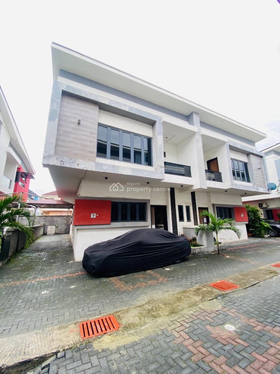 4 Bedroom Semi Detached Duplex with a Room Bq, Ikota Villa, Ikota, Lekki, Lagos, Semi-detached Duplex for Rent