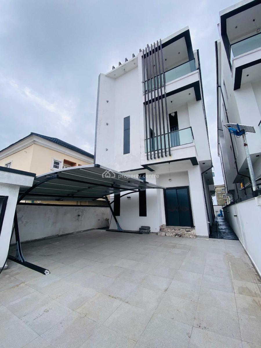 Spacious 5 Bedroom Fully Detached House with Bq, Study, Pool, Cinema, Ikota Villa, Ikota, Lekki, Lagos, Detached Duplex for Sale