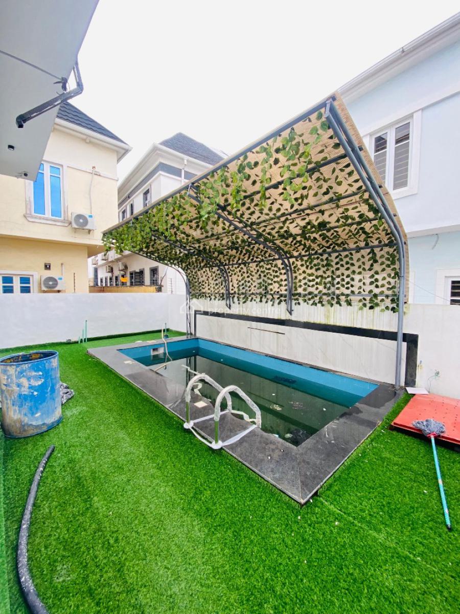 5 Bedroom Fully Detached Duplex with a Room Bq and Swimming Pool, Ikota Villa, Ikota, Lekki, Lagos, Detached Duplex for Sale