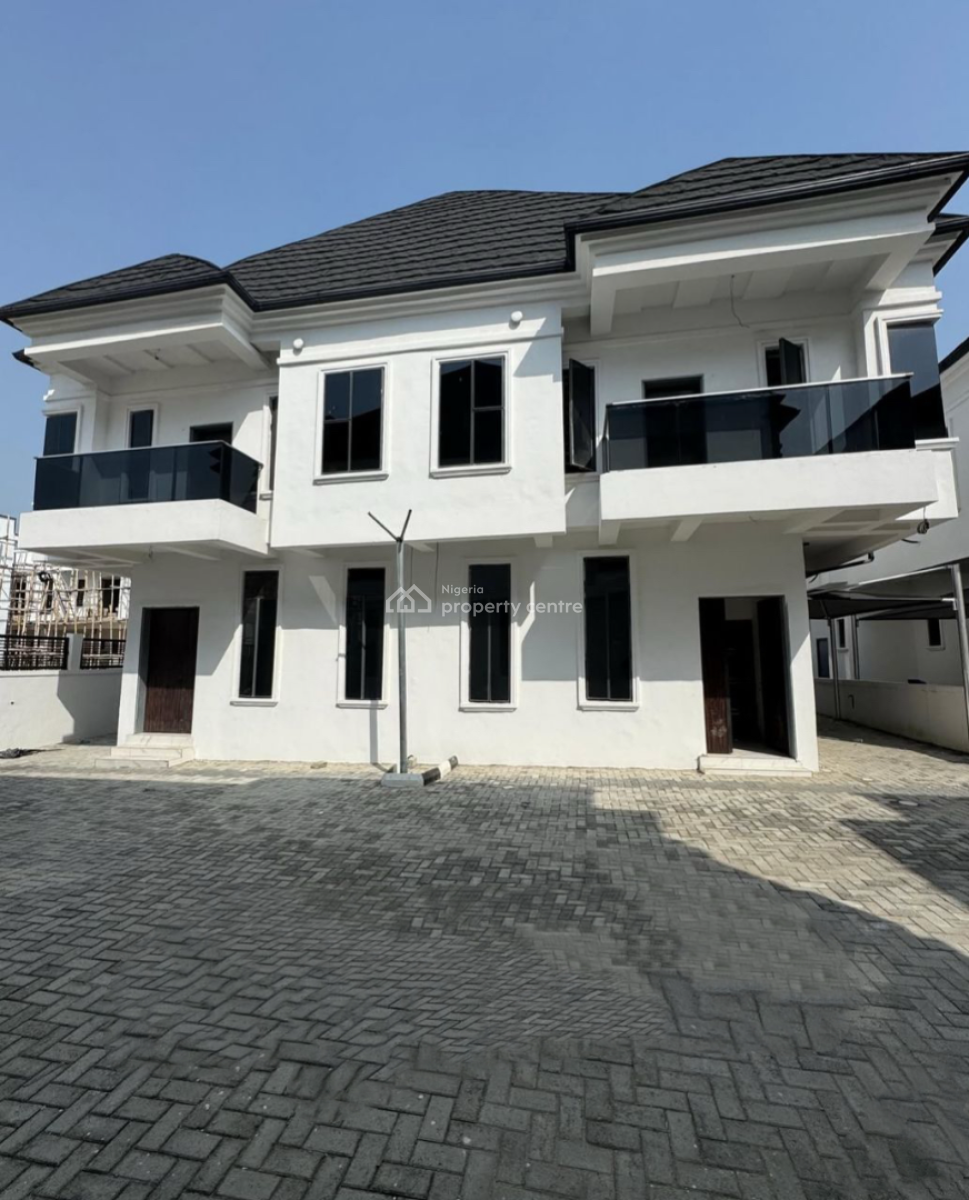 New & Spacious 4 Bedroom Duplex with a Bq, Orchid Road, Lekki, Lagos, Semi-detached Duplex for Rent