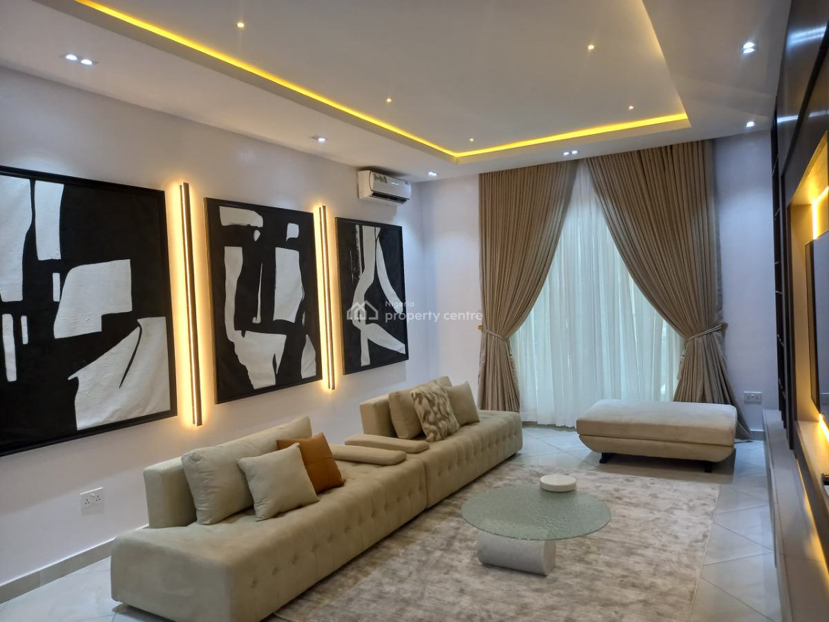 Tastefully Furnished and Serviced with 24/7 Power Supply 4 Bedroom En-suit, Victoria Island (vi), Lagos, House for Rent