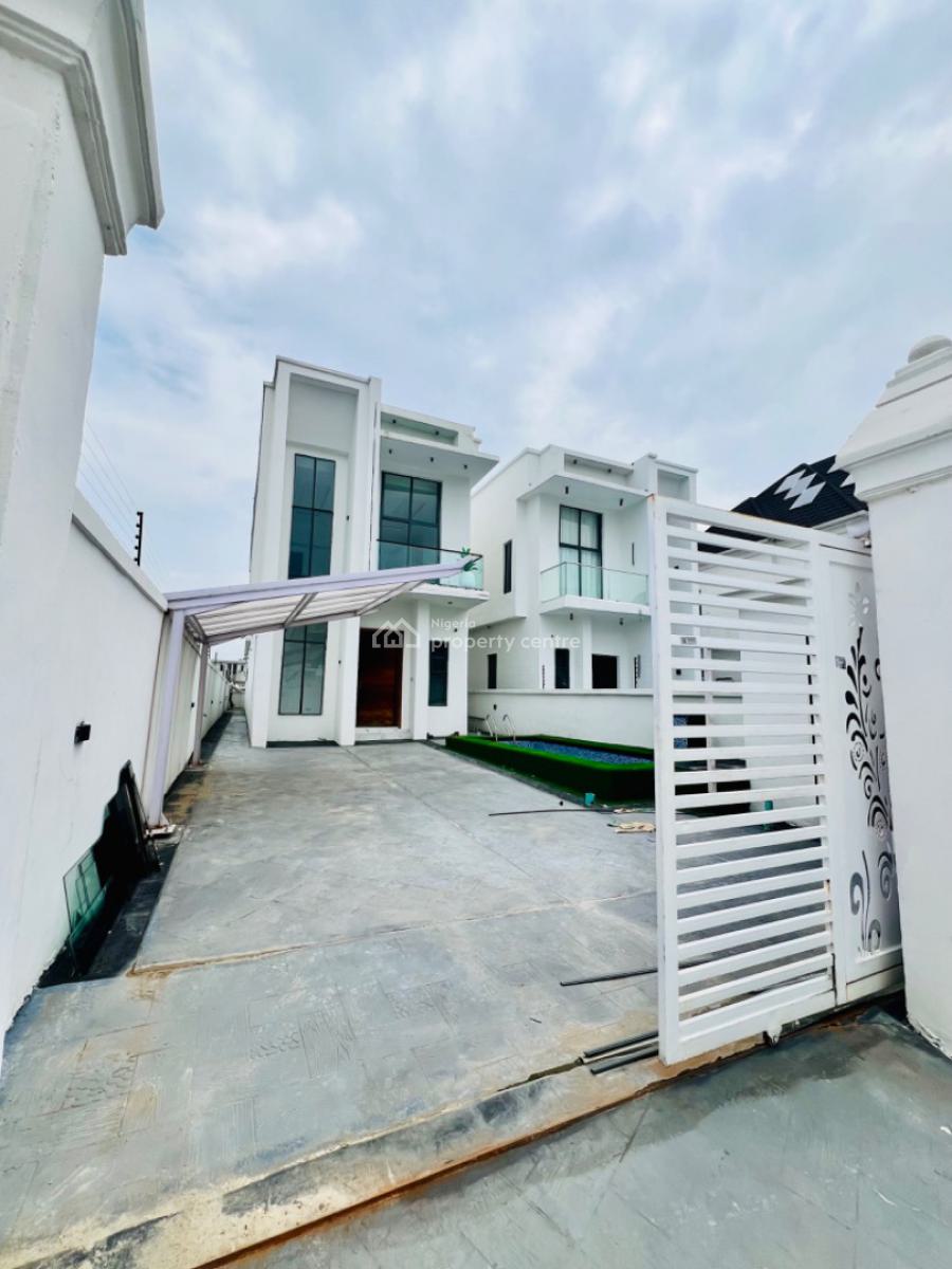 Brand New Super Deluxe 4 Bedroom Fully Detached Duplex with Pool, Royal Pine Estate, Orchid Road By Lekki 2nd Toll Gate, Lekki, Lagos, Detached Duplex for Sale