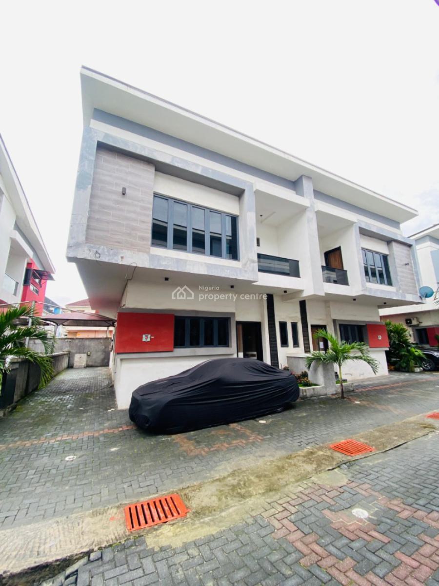 4 Bedroom Semi Detached Duplex with a Room Bq, Ikota Villa Estate, Ikota, Lekki, Lagos, Semi-detached Duplex for Rent