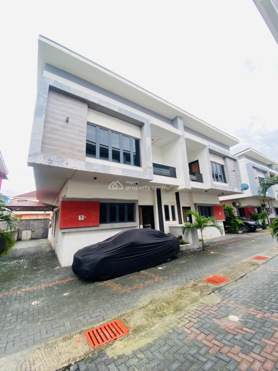 4 Bedroom Semi Detached Duplex with a Room Bq, Ikota Villa Estate, Ikota, Lekki, Lagos, Semi-detached Duplex for Rent