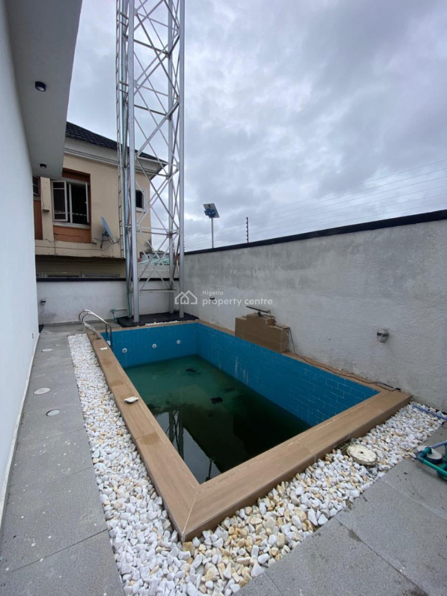 Spacious 5 Bedroom Fully Detached Duplex with a Room Bq, Pool, Study, Ikota Villa Estate, Ikota, Lekki, Lagos, Detached Duplex for Sale