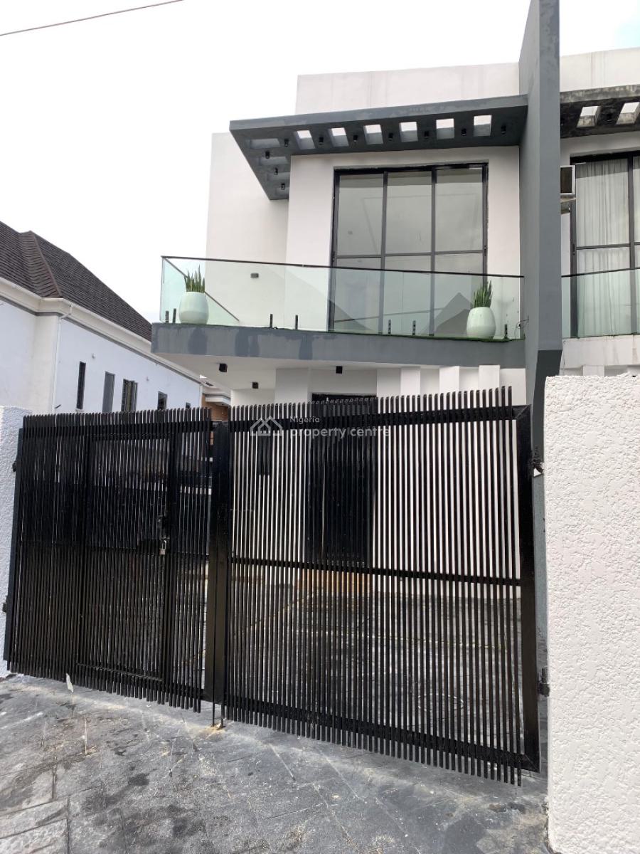4 Bedroom Semi Detached Duplex with a Boys Quarter, Chevron, Lekki, Lagos, Semi-detached Duplex for Rent