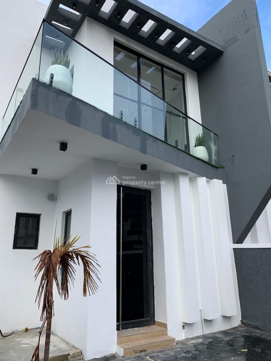 4 Bedroom Semi Detached Duplex with a Boys Quarter, Chevron, Lekki, Lagos, Semi-detached Duplex for Rent