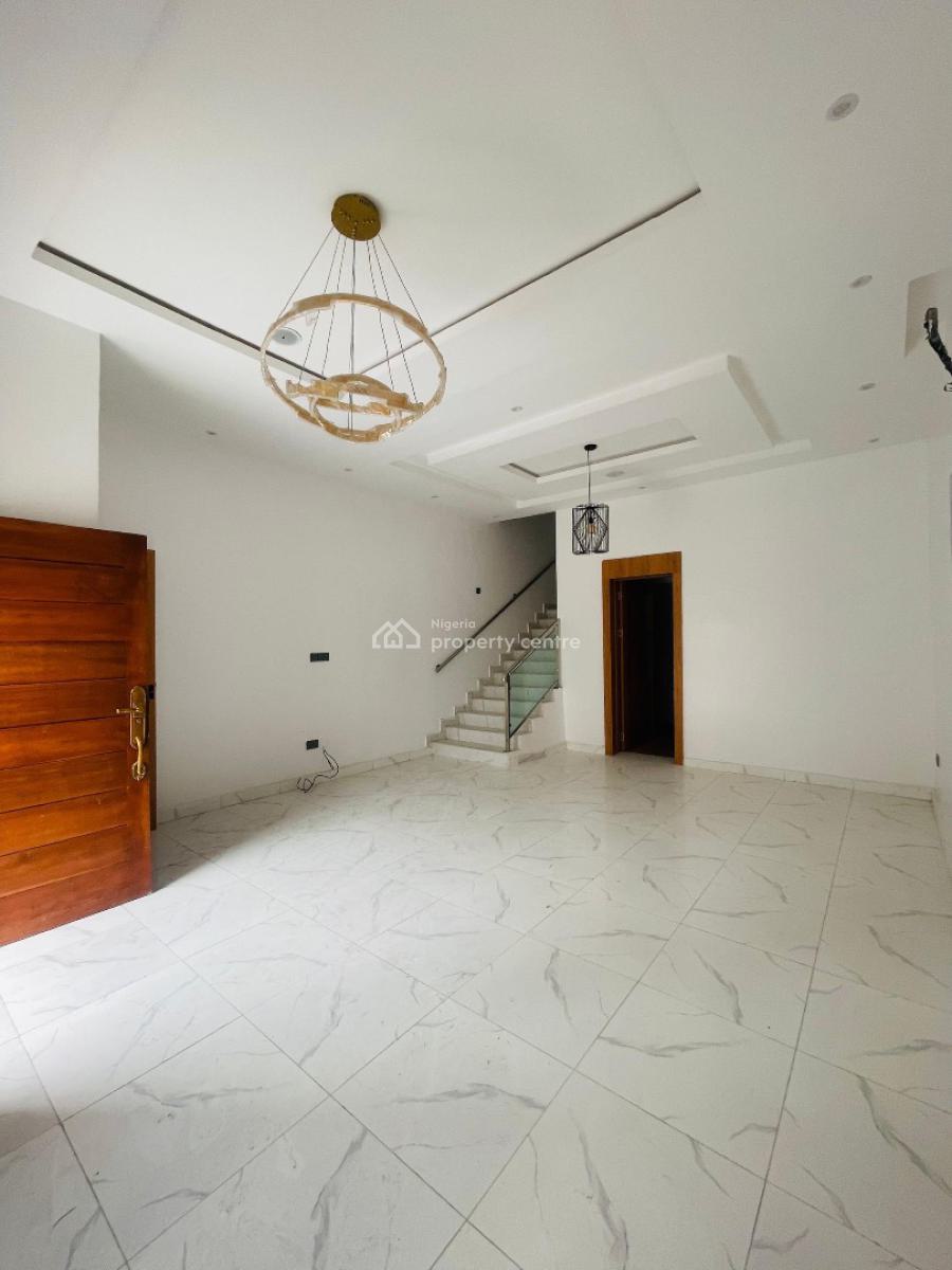 Captivating 4 Bedroom Semi Detached Duplex Plus Bq in a Secured Estate, Ologolo, Lekki, Lagos, Semi-detached Duplex for Sale