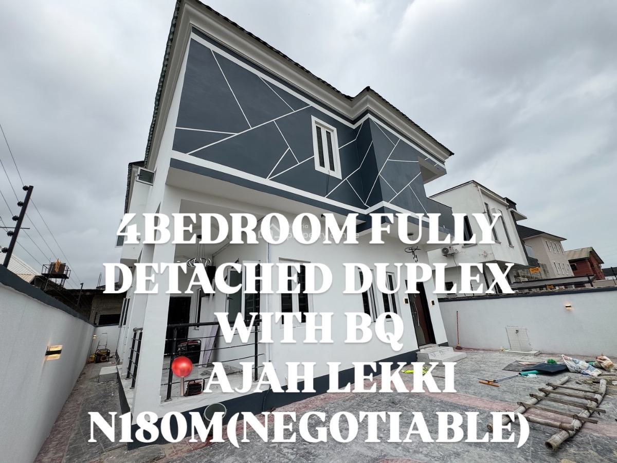4bedroom Fully Detached, Thomas Estate, Ajah, Lagos, House for Sale