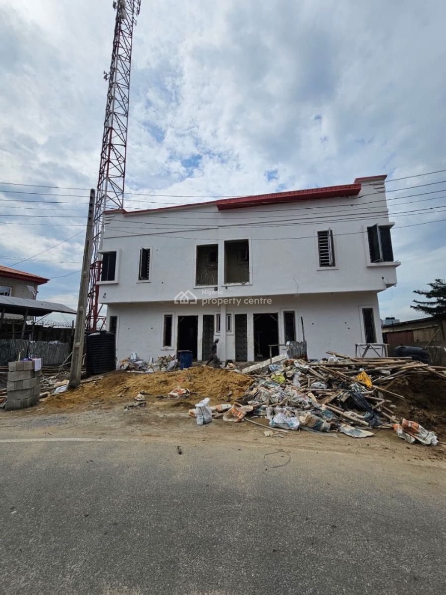 Newly Built 4 Bedroom Semi Detached Duplex with Bq in Serene Estate, Alausa, Ikeja, Lagos, Semi-detached Duplex for Sale