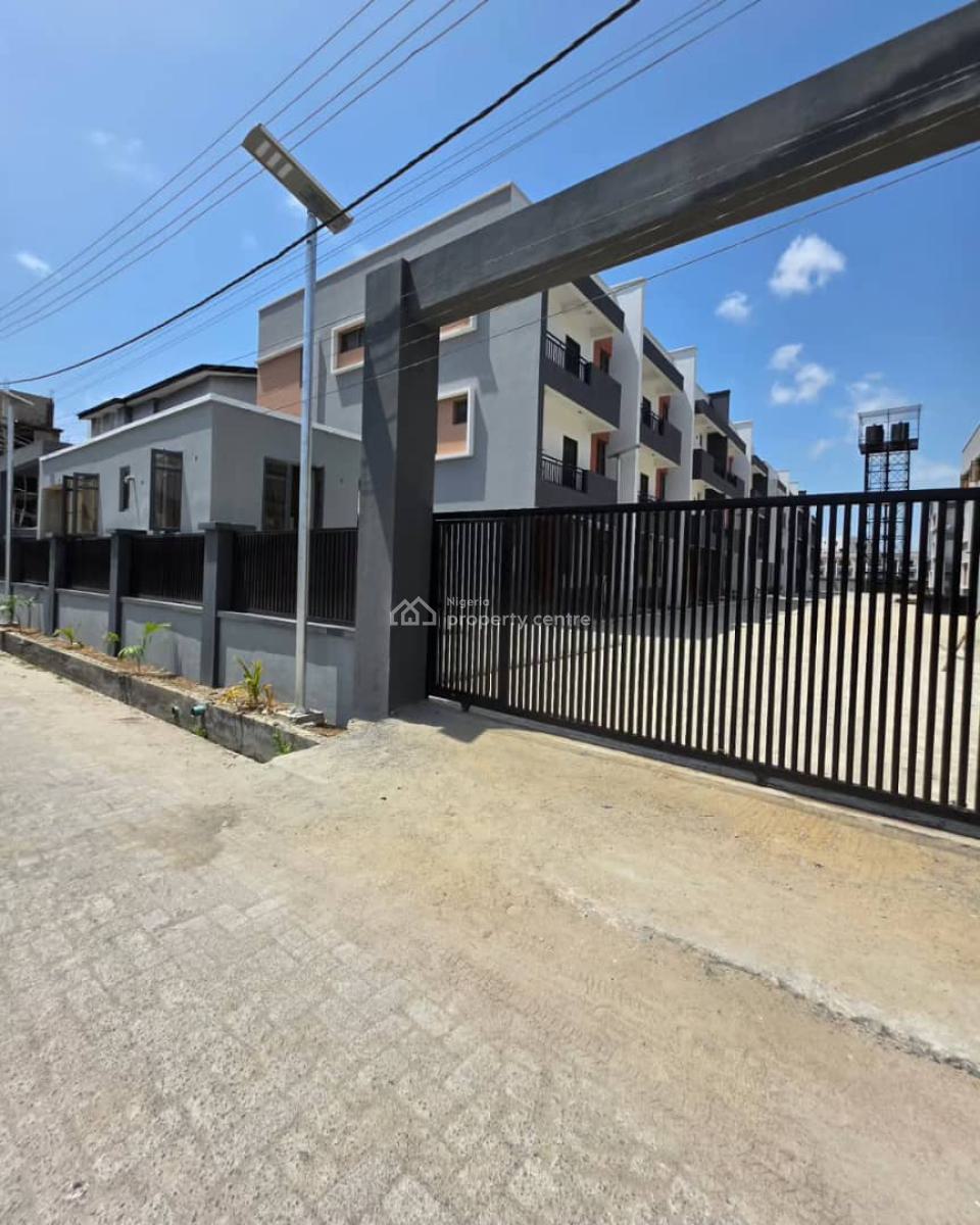 Contemporary Brand New 4 Bedrooms Terrace Plus Bq, Ikate, Lekki, Lagos, Terraced Duplex for Sale