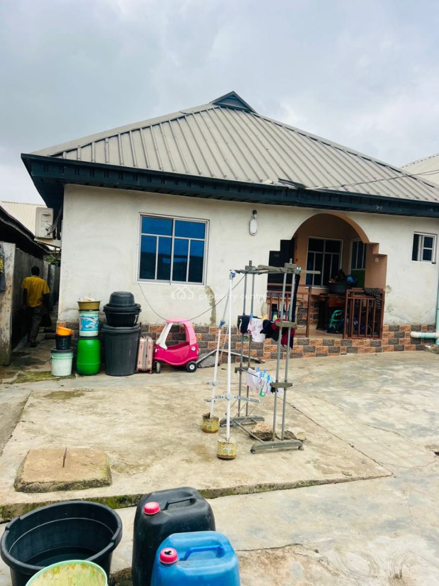 Two Units of Two Bedrooms Flats on a Half Plot, Olosun, Ikola Road, Command, Ipaja, Ado-odo/ota, Ogun, Block of Flats for Sale