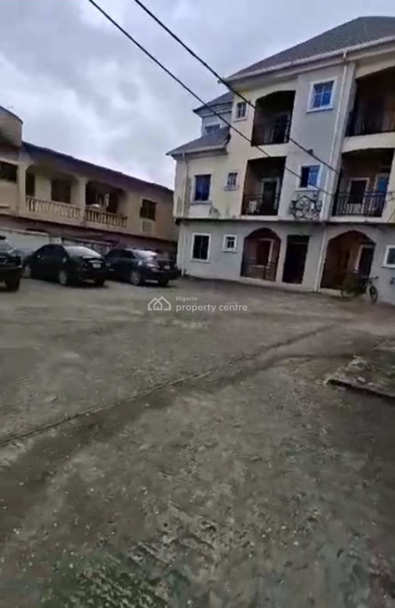 a Block of 5 Flats Conspicuously Located with High Foundation, Marcity Busstop, Ago Palace, Isolo, Lagos, Block of Flats for Sale