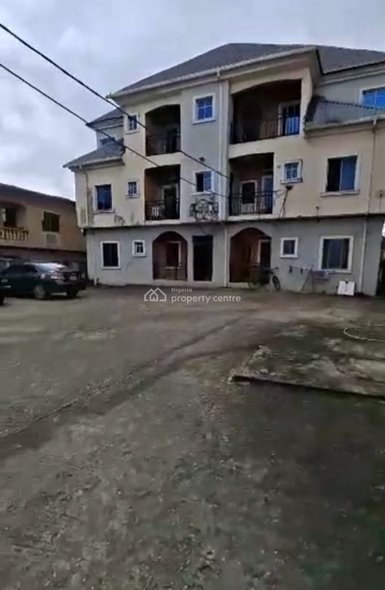a Block of 5 Flats Conspicuously Located with High Foundation, Marcity Busstop, Ago Palace, Isolo, Lagos, Block of Flats for Sale