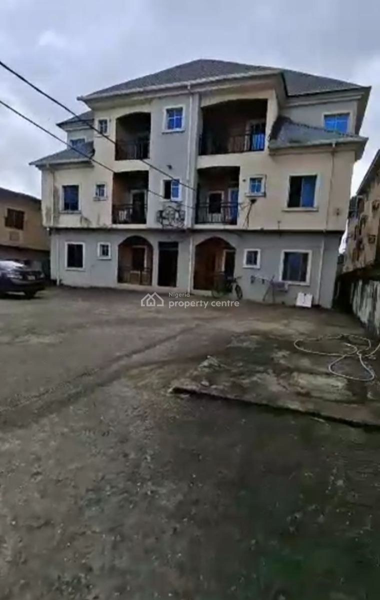 a Block of 5 Flats Conspicuously Located with High Foundation, Marcity Busstop, Ago Palace, Isolo, Lagos, Block of Flats for Sale